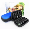 Turq PU + EVA essential oil case for 10 vials of 5ml/10/15ml in stock - MOQ 50pcs