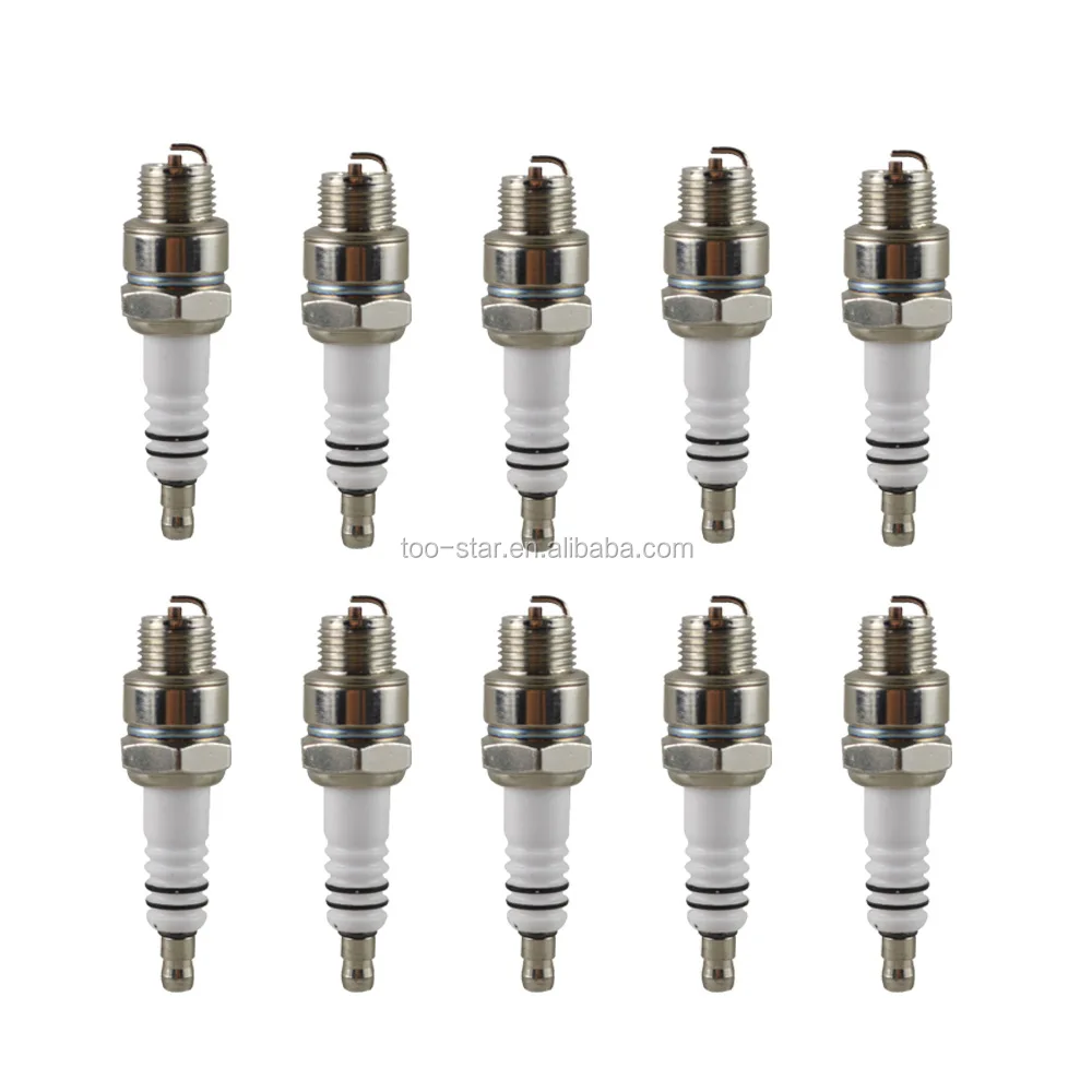10pcs Z4c Spark Plug For 49cc80cc 2 Stroke Engine Motorized Bicycle