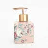 lotion pomp bottle handpainting flower ceramic lotion packing bottle chinese bathroom accessories