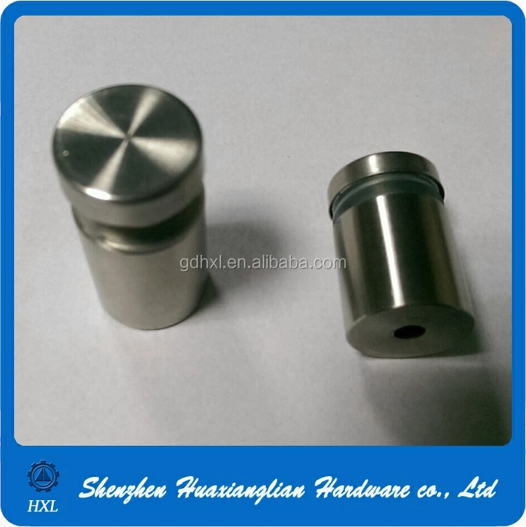 Stainless Steel Glass Fastening Standoff Screws For Glass Tables