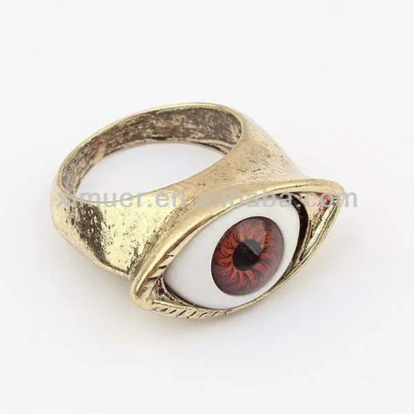 Antique Ring Retro Fine Rings Exaggerated Vampire Eye Rings Exaggerated Vampire Eye