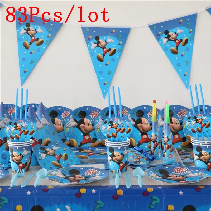 83 pces crianças meninos bebê mickey mouse