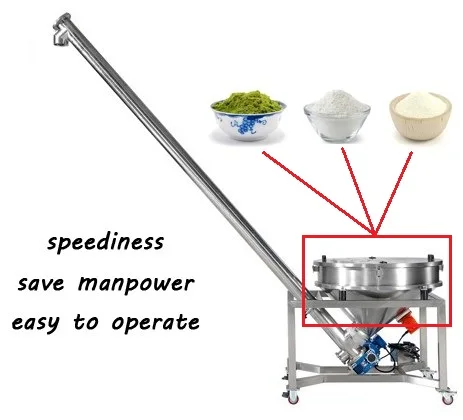 electric powder feeding machine with conveyor