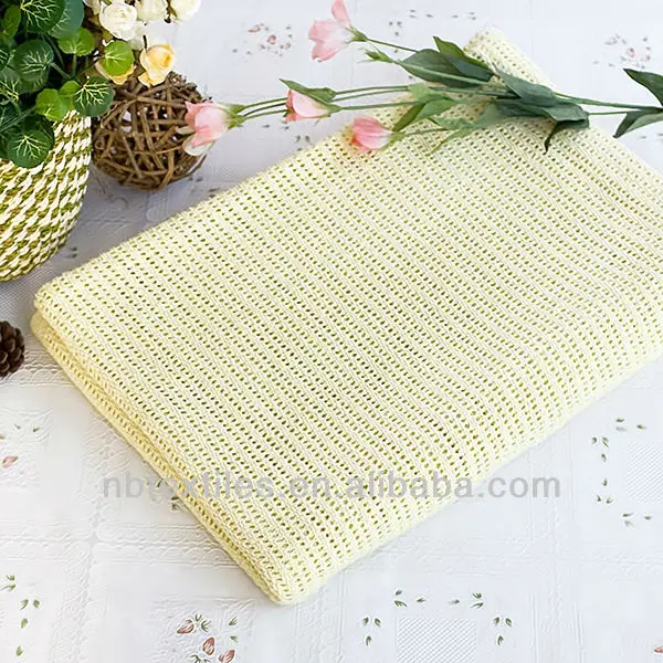 
100%cotton cellular thermal blanket 