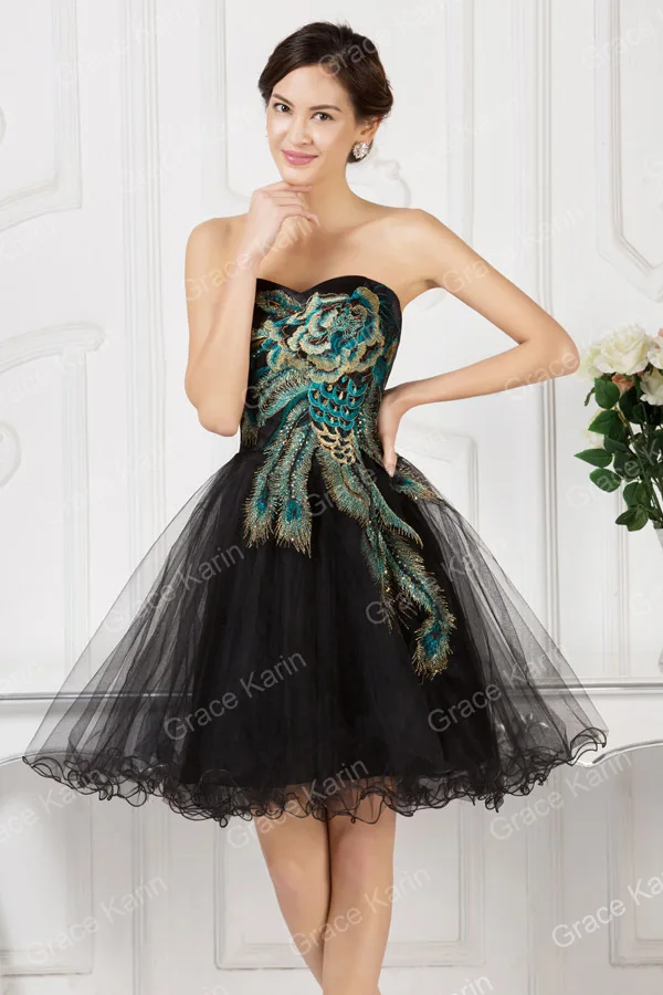 Short Peacock Dress