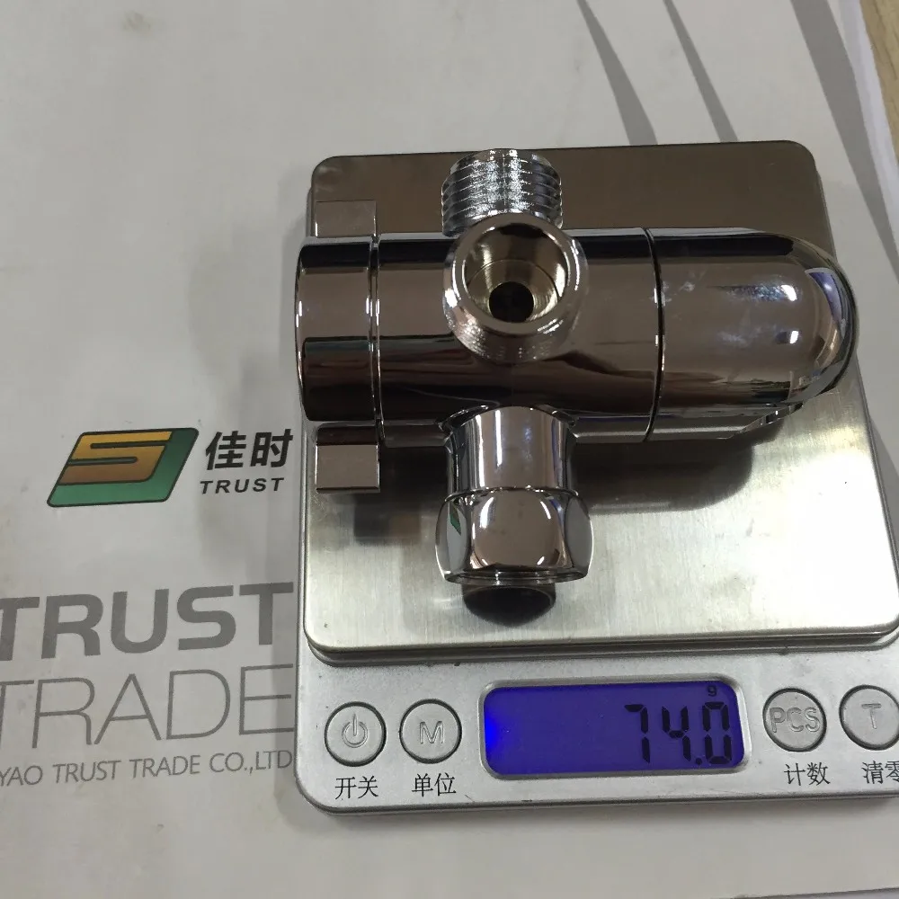 3way Shower Head Diverter Shower Arm Mounted Shower Holder Support