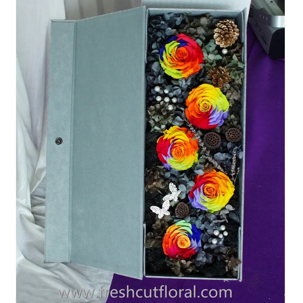 Ashland Artificial Flowers Single Rose Box Blue Rose Plant Buy Ashland Artificial Flowers