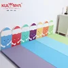 2019 Eco-friendly PU leather pen shape printing wall padding for kids and babies