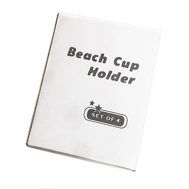 beach cup holder with pocket