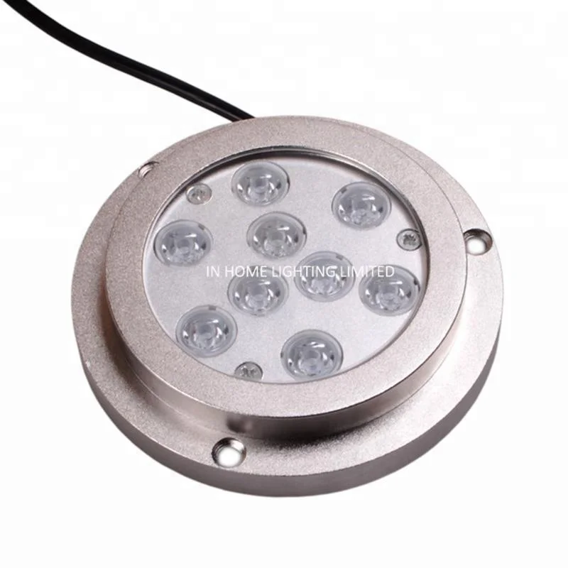 Ip68 Rgb 4 Inch Led Boat Underwater Lighting Fixtures For Salt Marine