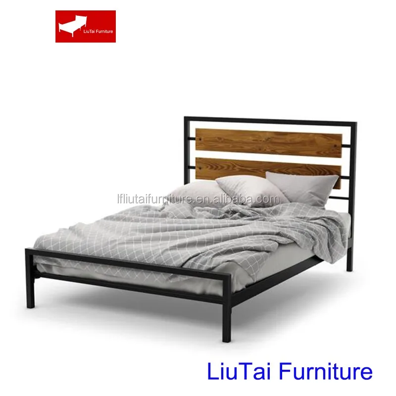 Cabecero De Madera De Metal,Cama King Queen Doble Para Cama De Casa