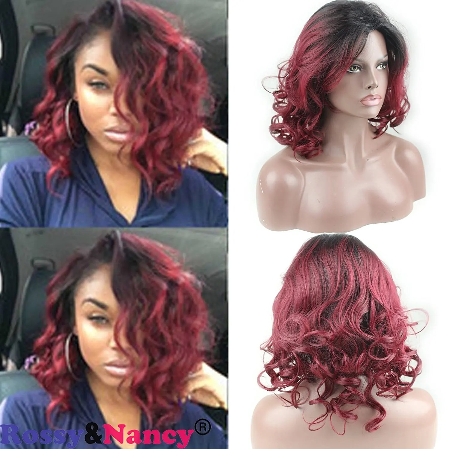 short curly red hair wigs