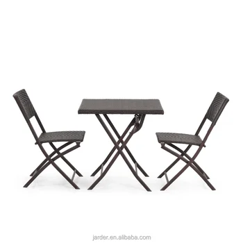 Steel Sling Foldable Dinning Set Outdoor Buy Rattan 