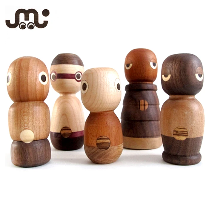 unfinished wooden peg dolls