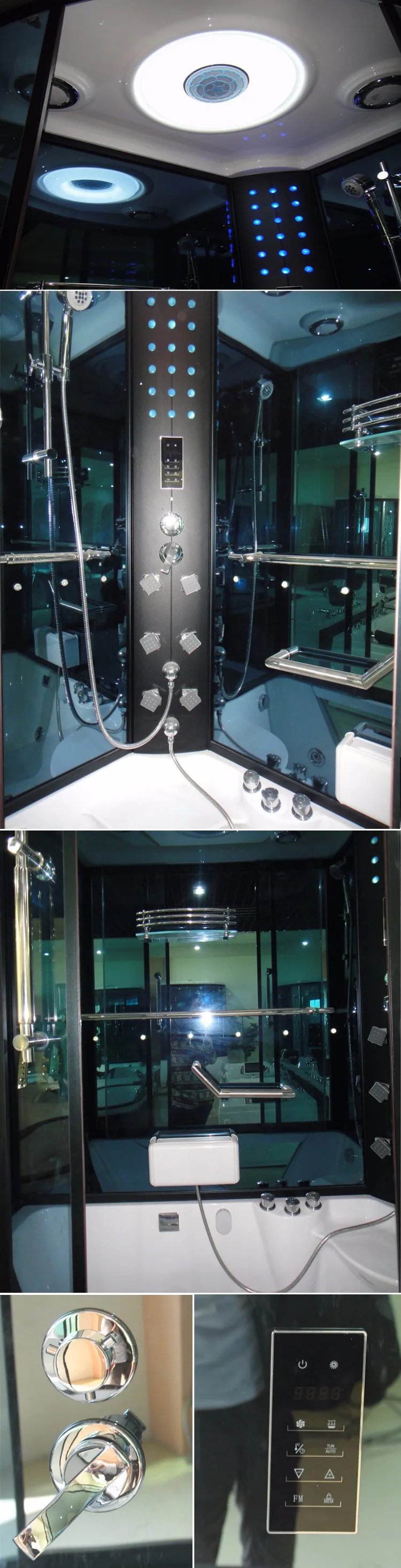 HS-SR073A luxury acrylic massage steam bath cabin prices