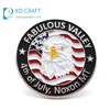 Best selling products in usa custom metal zinc alloy embossed 3d silver plating eagle lapel pins