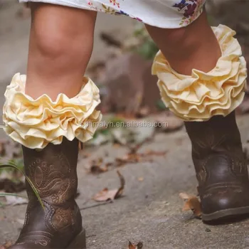 Toddler Ruffle Boot Socks Girls Icing 