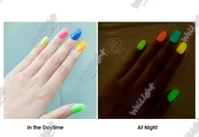 2015 Hot sale 1 pcs The series of 20 color BK 7ml Fluorescent Non toxic Nail