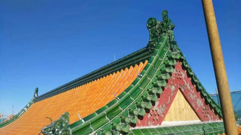 Chinese Architectural Antique Ceramic Material Roofing Glazed Tile ...