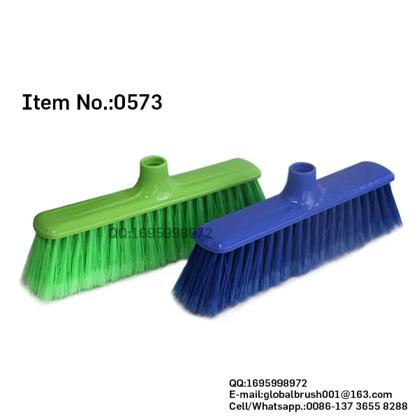 Hq0573 Kuwait Supermarket Wholesale Pp Natural Flower Brooms Colorful