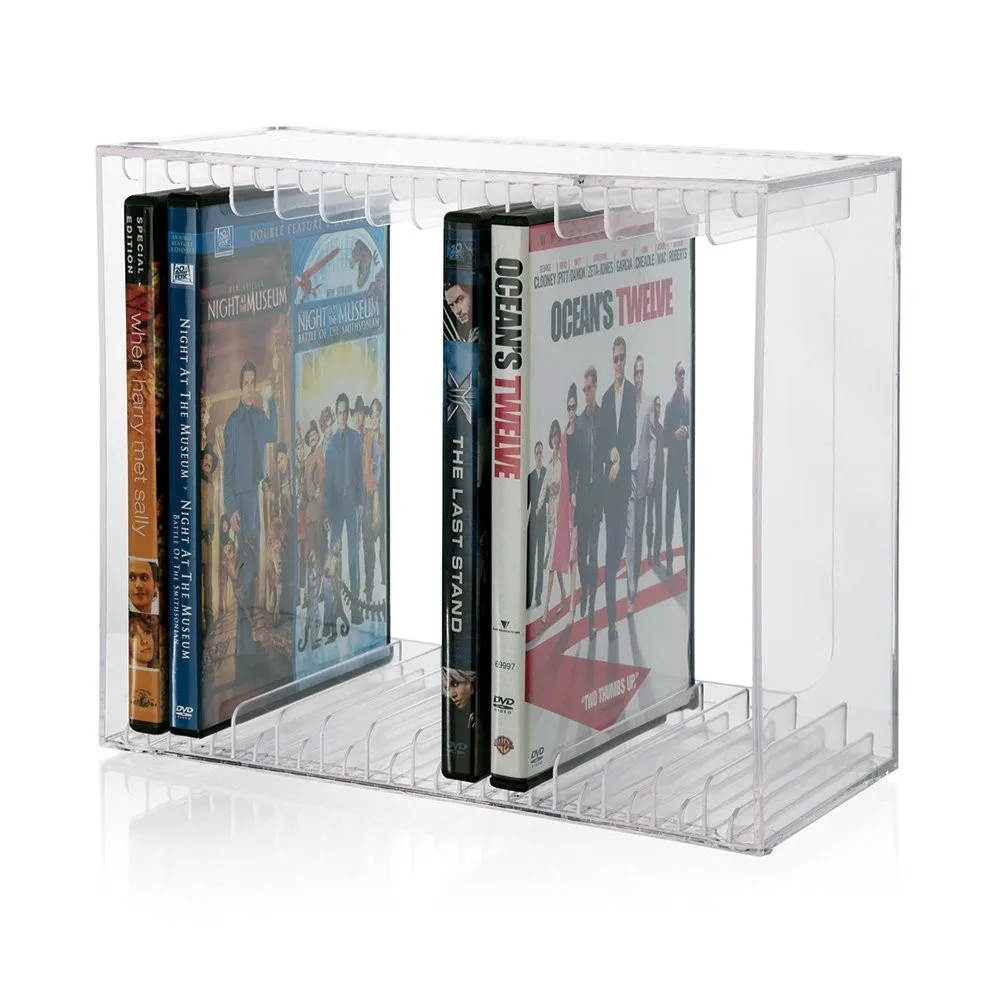 Factory Customized Clear Plastic Standard Cd Jewel Cases Acrylic Dvd