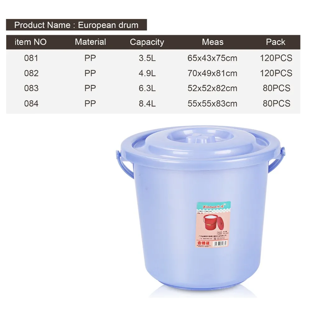 The Cheap Plastic Buckets With Lids With Handle Made In China Factory