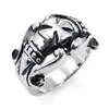 Solid cool surgical steel customized college class ring