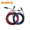 Bluesun 4mm2 solar pv cable mc4 connector solar panel MC4 connectors and cables dc solar pv cable 4mm