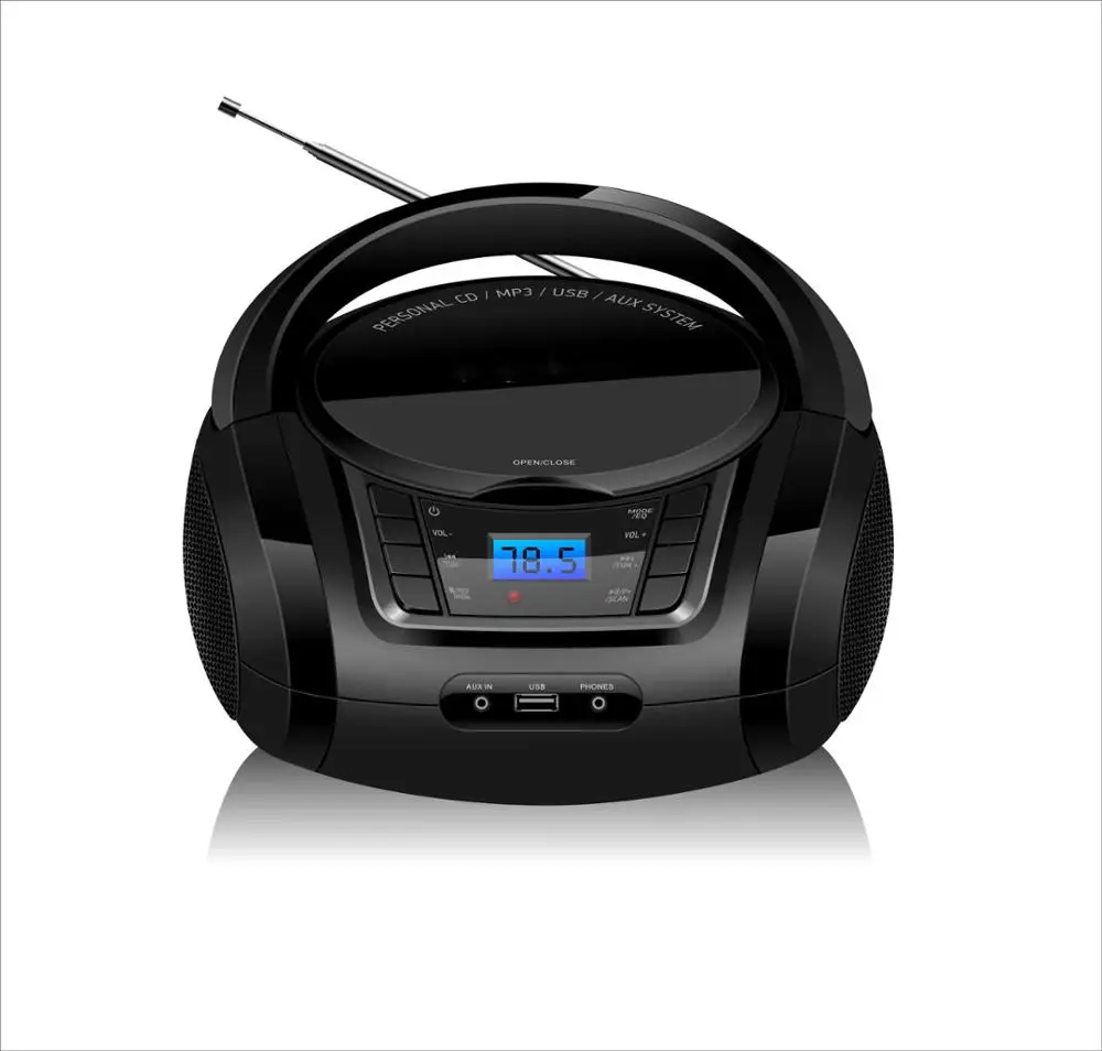 2017 Newest Cd Boombox Player With Fm Receiver - Buy Car Cd Player With