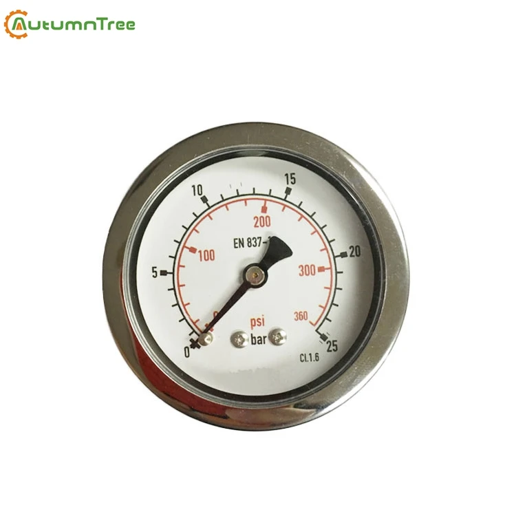 63mm(2.5") Crimpled Ring Oil Filled Pressure Gauge En837 Buy Crimpled