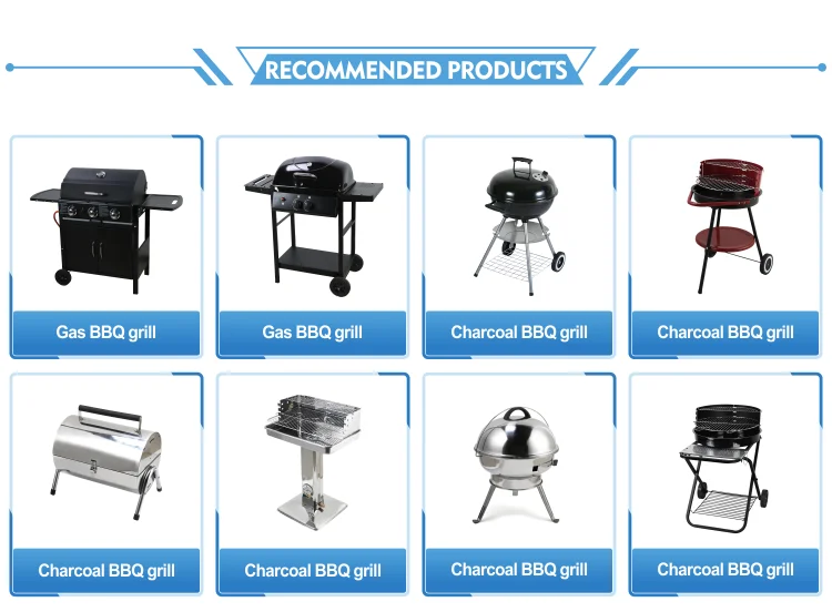 Portable Height Adjustable Camp Bbq Grill Freestanding Charcoal Bbq