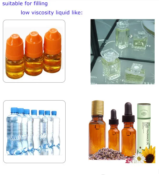Guangdong factory product small dose convenient gfk-160 liquid filling machine with quantitative