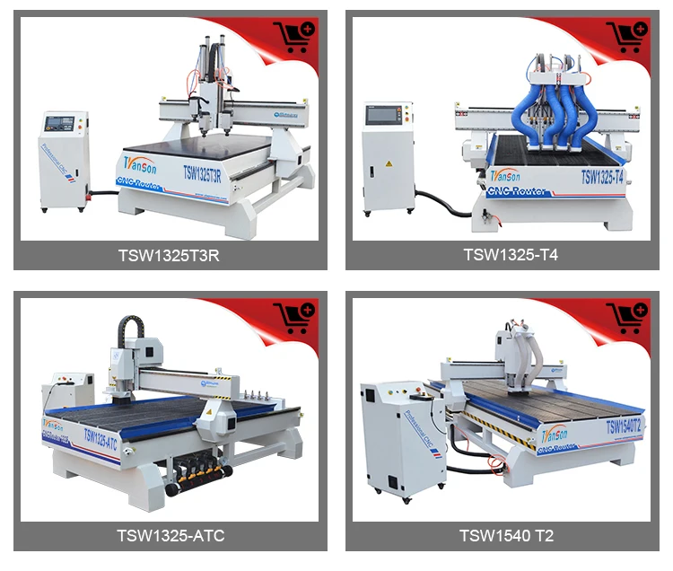 1325 ATC 9KW WHD Wood CNC Router Machine With Back 8 Tools Linear ATC Price