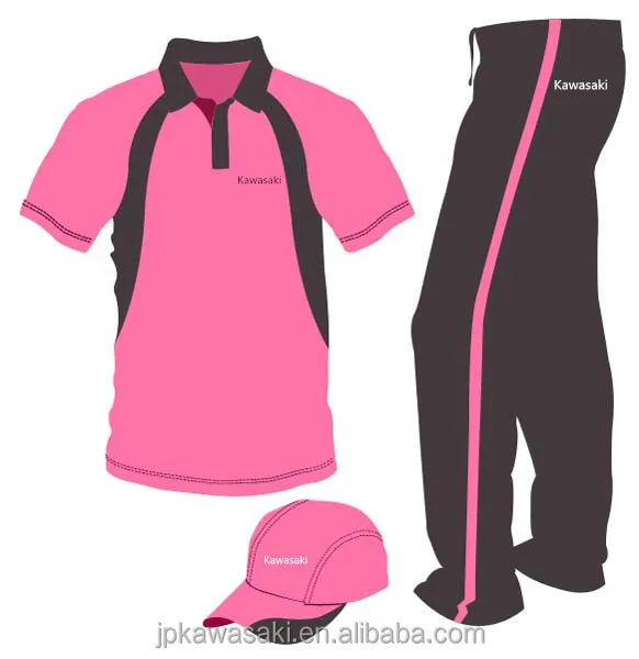 pink colour cricket jersey