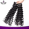 aliexpress wholesale unprocessed mongolian deep wave human hair for braiding