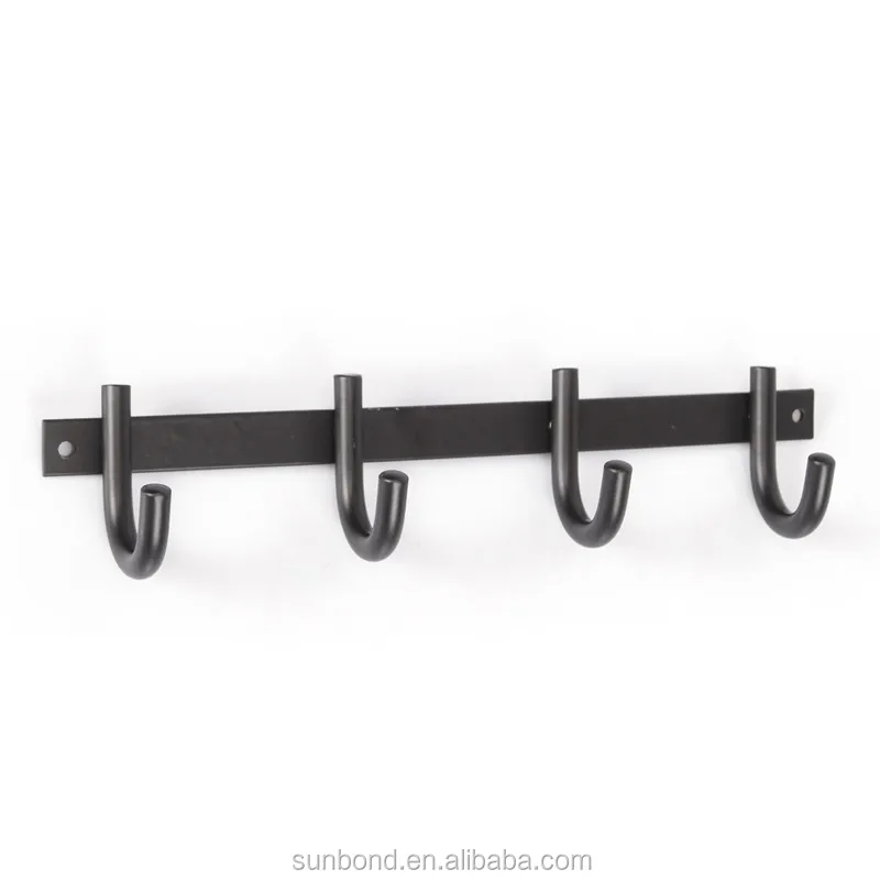 Hot Selling Black Wall Mounted Hanger Metal Cloth Hook - Buy Cloth Hook ...