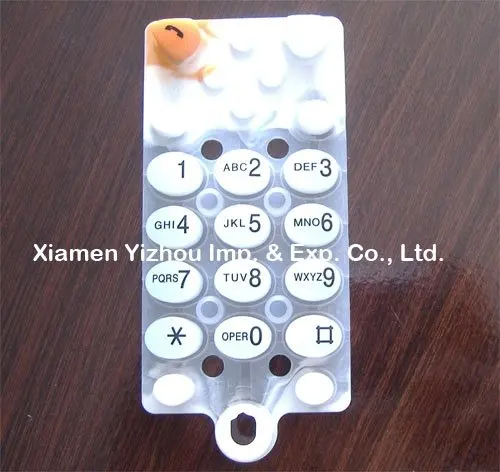 
Conventional numeric keypad cell phone keyboard 