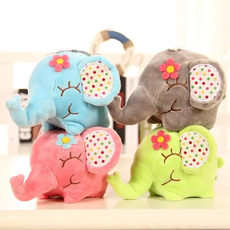 plush elephant keychain