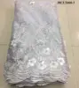 Free ship african lace fabric 2016 french sequins net and sarees with stones beaded border