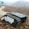 The newest tractor mounted snowplow tracks robot rubber track chassis for truck supplier