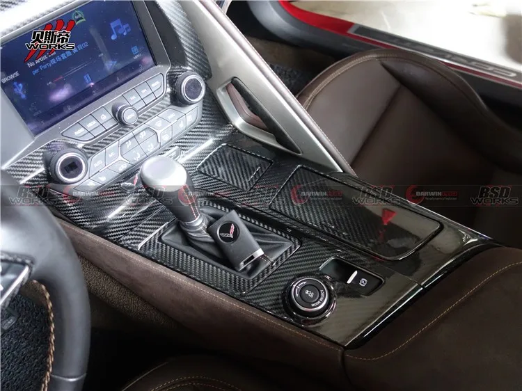 Carbon Fiber Interior For 2014 2015 Chevrolet Corvette C7 Bkss Style Carbon Fiber Interior Accessories Buy Corvette C7 Interior Accessories Corvette