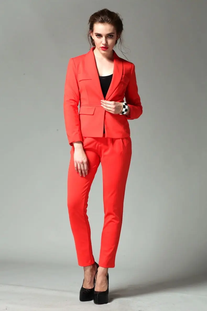 2014 Fashion Suit Jacket,Tall Waist Trousers,Ladies Leisure Suit, View ...