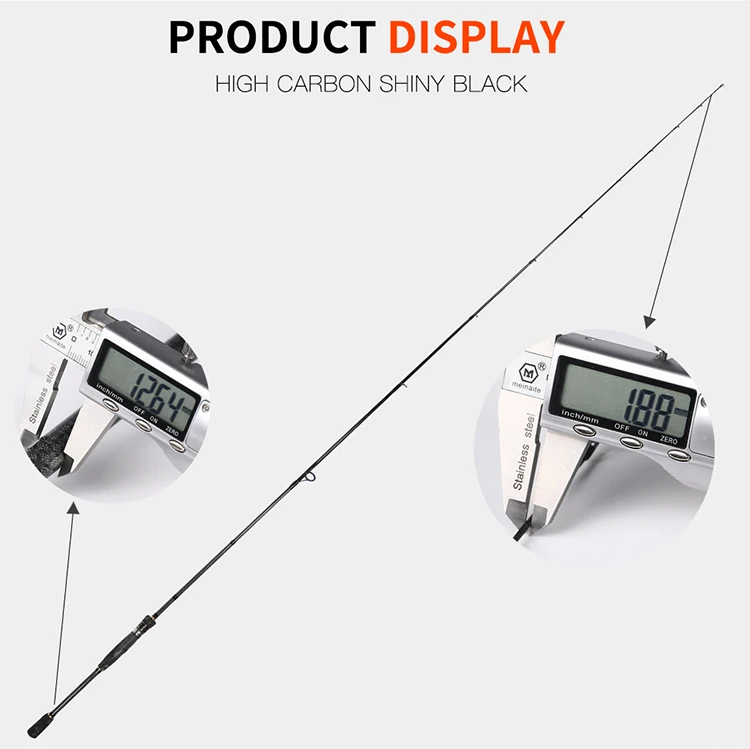 Lure Spinning Fishing Rods One Section Full Carbon Wholesale M 6'9" 6'9