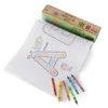 Fashionable intelligent crayon educational toys Alphabets A-Z coloring paper roll