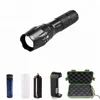 CYSHMILY Waterproof t6 tactical zoomable flash light 18650 rechargeable torch led flashlight set