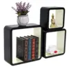 E1 mdf decorative display rack cube shelf unit