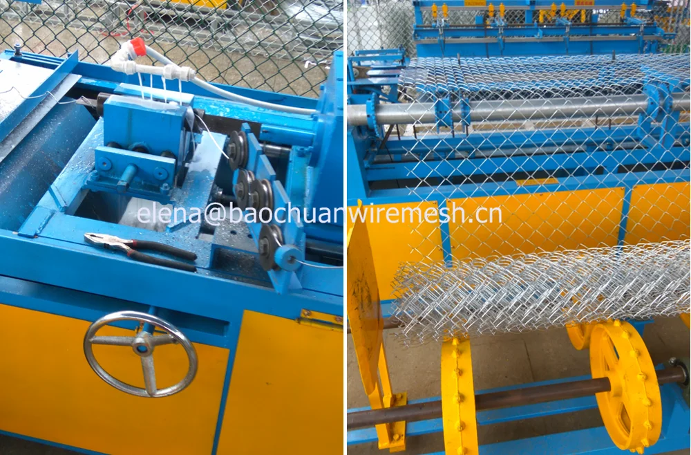Full Automatic Chain Link Fence Weaving Machine
