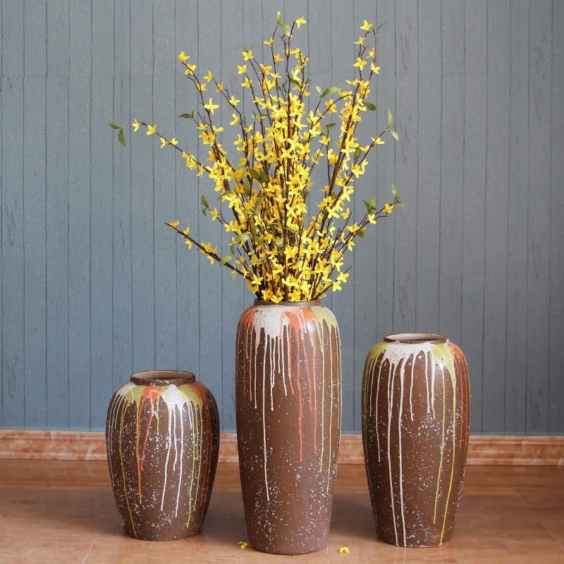 Venta Al Por Mayor Moderno Alto Barato Piso Jarrones De Cerámica - Buy