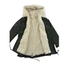 Nick Clothes Special Sales Removable Lamb Fur Liner Cotton Jacket