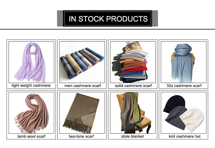 in stock cashmere scarf